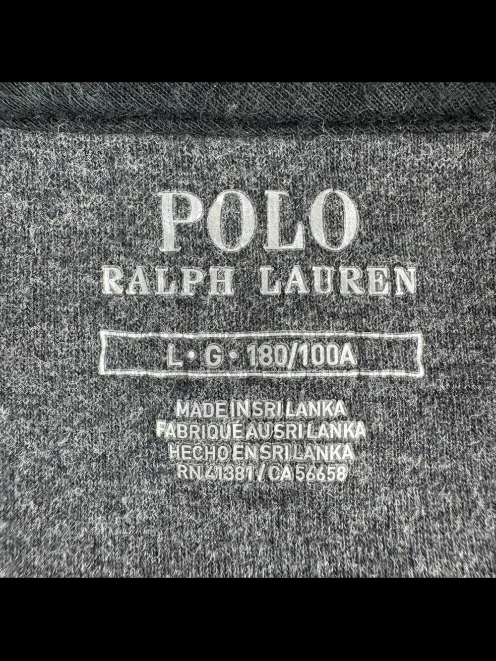 Polo by Ralph Lauren Men’s Black Half-Zip Pullover large #810